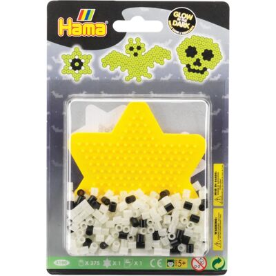 Hama Glow in The Dark Kralen Set - Knutsel Spelgoed Hama Glow in The Dark Kralen Set - Knutsel Spelgoed