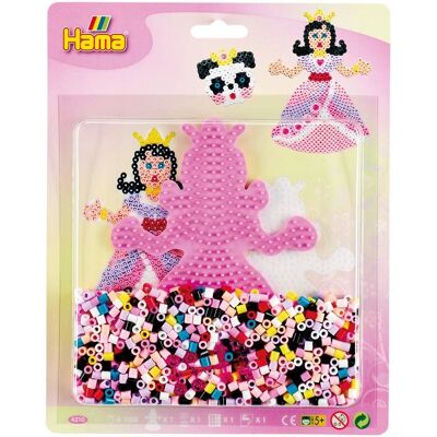 Hama Rosa/Violett Prinzessin Perlen-Set - Schmuck Bastelset Hama Rosa/Violett Prinzessin Perlen-Set - Schmuck Bastelset