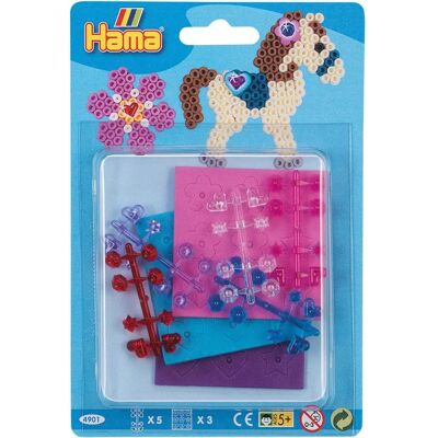 Hama Lila/Rosa Kreativ Tillbehör - 30 Perler & Skumark Hama Lila/Rosa Kreativ Tillbehör - 30 Perler & Skumark