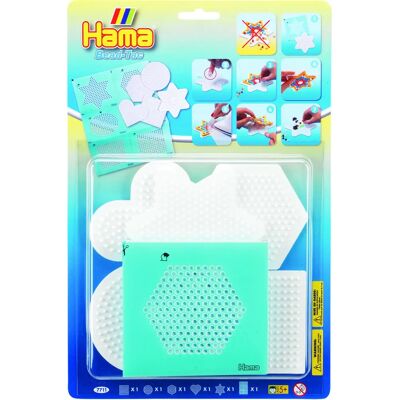 Set Creativo Geometrico Bianco Hama - Modello 7711 Set Creativo Geometrico Bianco Hama - Modello 7711