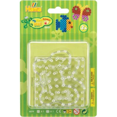 Piastre di perline fuse Hama Maxi - Quadrato & Farfalla - Giocattolo artistico Piastre di perline fuse Hama Maxi - Quadrato & Farfalla - Giocattolo artistico