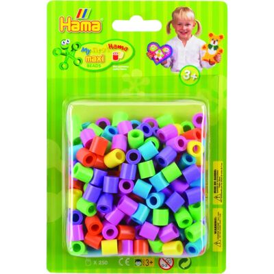 Hama Pastell Maxi Perlen Kunsthandwerk Spielzeug - 250 St Hama Pastell Maxi Perlen Kunsthandwerk Spielzeug - 250 St