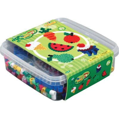Hama Maxi Kralen - Creatieve Knutselset voor Kinderen - 600 Kralen & Bordje Hama Maxi Kralen - Creatieve Knutselset voor Kinderen - 600 Kralen & Bordje