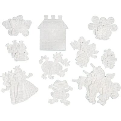 Placas de Perlas Hama Midi - Mundo de Princesas - 20 pzas Placas de Perlas Hama Midi - Mundo de Princesas - 20 pzas