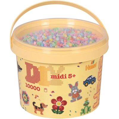 TOYMAX Hama Midi Perler Pastellblanding - Perler TOYMAX Hama Midi Perler Pastellblanding - Perler