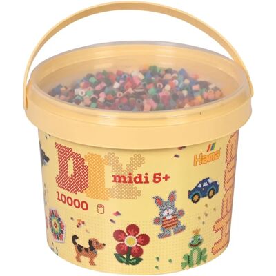 Hama - Midi beads 10.000stuks pastel mix - Fuse Beads Hama - Midi beads 10.000stuks pastel mix - Fuse Beads