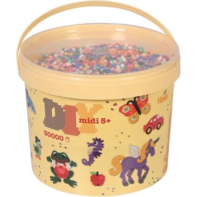 Hama Multicolore Midi Perlen - 30.000 Stück - Einheitsgröße - Bastelperlen Hama Multicolore Midi Perlen - 30.000 Stück - Einheitsgröße - Bastelperlen