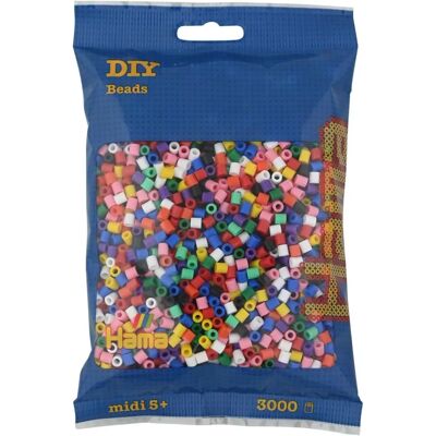 Hama 3000 Beads Solid Mix - Kralen Hama 3000 Beads Solid Mix - Kralen