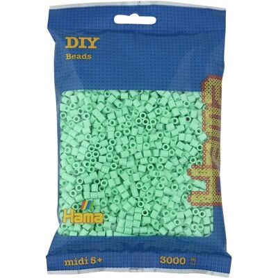 Hama Kralen - 3000 Stuks - Pastel Mint - Unisex Hama Kralen - 3000 Stuks - Pastel Mint - Unisex