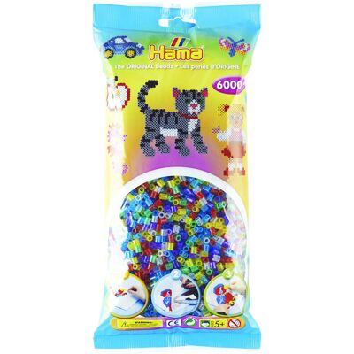 Hama Transparent Glitzer-Mix Kunsthandwerks-Spielzeug - 6000 Perlen Hama Transparent Glitzer-Mix Kunsthandwerks-Spielzeug - 6000 Perlen