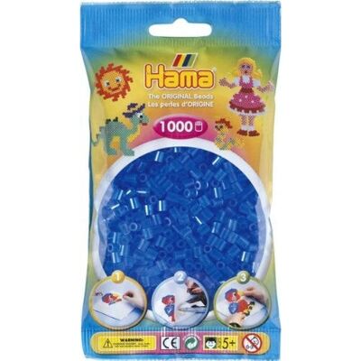 Hama Blaue Perlen Kunsthandwerks-Spielzeug - 1000 Nachfüllungen Hama Blaue Perlen Kunsthandwerks-Spielzeug - 1000 Nachfüllungen
