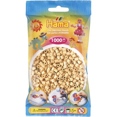 HAMA 1000 Beigefarbene Kunststoffperlen Kunsthandwerks-Spielzeug HAMA 1000 Beigefarbene Kunststoffperlen Kunsthandwerks-Spielzeug