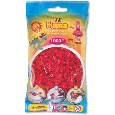 Perles Hama 1000 Pièces Sac de Rechange - Vin Rouge - Jouet - Publicité Perles Hama 1000 Pièces Sac de Rechange - Vin Rouge - Jouet - Publicité