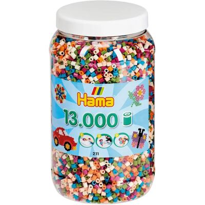 Hama Midi Perlen - 13.000 St - Mix - 5mm - Bastelperler Hama Midi Perlen - 13.000 St - Mix - 5mm - Bastelperler
