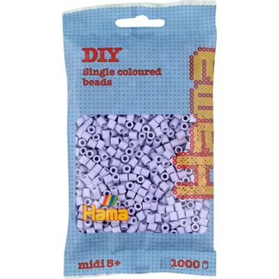Perles Hama Lavande Clair - 1000 pcs - Ø 5mm - Opque - Pour enfants - Publicité Perles Hama Lavande Clair - 1000 pcs - Ø 5mm - Opque - Pour enfants - Publicité