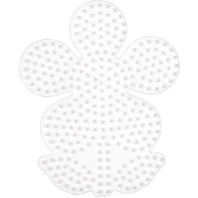 Hama Pärlbräda Vit Blomma - Konst/Hantverksleksak Hama Pärlbräda Vit Blomma - Konst/Hantverksleksak