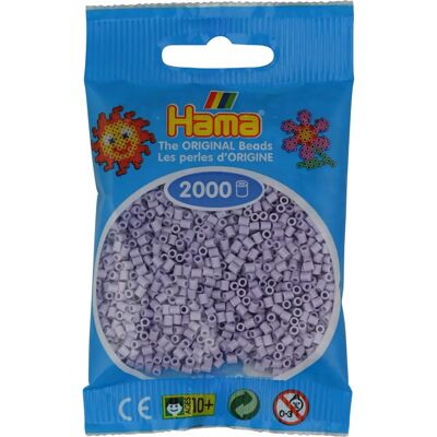 Hama 106 Mini Perles Lavande - Jouet d'artisanat - Publicité Hama 106 Mini Perles Lavande - Jouet d'artisanat - Publicité