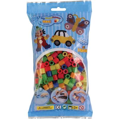 Hama Neon Hobbyleketøy - 500 Maxi Perler Hama Neon Hobbyleketøy - 500 Maxi Perler