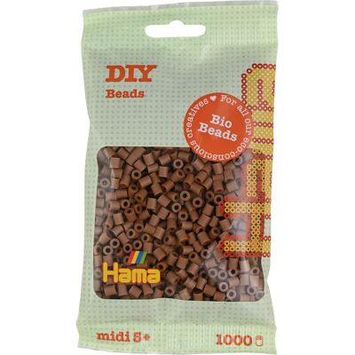 Hama Bio Perlen - 1000 Bio Braune 5mm Bastelperlen - Kunsthandwerk Hama Bio Perlen - 1000 Bio Braune 5mm Bastelperlen - Kunsthandwerk