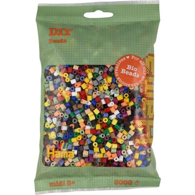 Hama Bio Midi Perlen - 3000 Stück - 15 Farben - Ø 5 mm - Für Kinder ab 5 - Bastelspielzeug Hama Bio Midi Perlen - 3000 Stück - 15 Farben - Ø 5 mm - Für Kinder ab 5 - Bastelspielzeug
