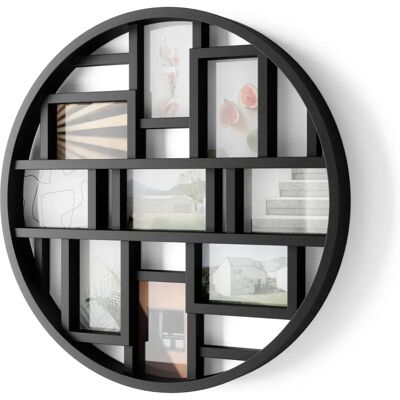 Umbra Luna Photo Frame - 9 Photo, Black Umbra Luna Photo Frame - 9 Photo, Black