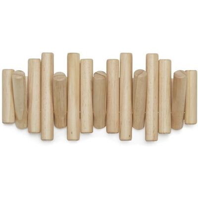 Umbra Picket Wandhaken - Natur Holz Aufbewahrungs Haken Umbra Picket Wandhaken - Natur Holz Aufbewahrungs Haken