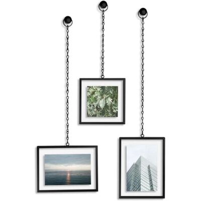 Umbra - Fotochain - Svart - 3-pack - picture frame set Umbra - Fotochain - Svart - 3-pack - picture frame set