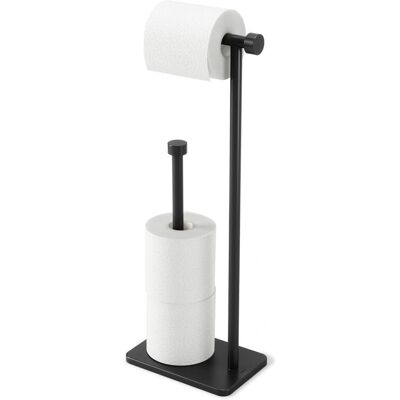 Umbra Cappa Toilettenpapierhalter - Schwarz - Bodenstehend - 3 Rollen Umbra Cappa Toilettenpapierhalter - Schwarz - Bodenstehend - 3 Rollen