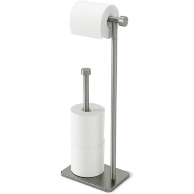 Umbra Modell 1015897-410 Nickel Toilettenpapierhalter - Bodenmontiert Umbra Modell 1015897-410 Nickel Toilettenpapierhalter - Bodenmontiert