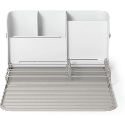 Secador de platos Umbra 1018896-910 - plástico, gris, blanco Secador de platos Umbra 1018896-910 - plástico, gris, blanco