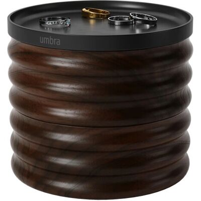 Umbra 1021398-048 Opbergdoos - Zwart/Walnoot - Opbergdoos Umbra 1021398-048 Opbergdoos - Zwart/Walnoot - Opbergdoos