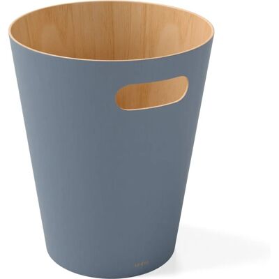 Umbra Woodrow 7.5 L Round Wood Blue - Trash Bin Umbra Woodrow 7.5 L Round Wood Blue - Trash Bin