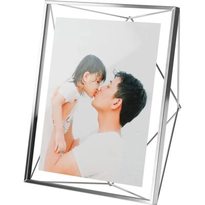 Umbra Prisma Bilderrahmen - 8x10, Chrom - Wand- oder Tischdisplay Umbra Prisma Bilderrahmen - 8x10, Chrom - Wand- oder Tischdisplay