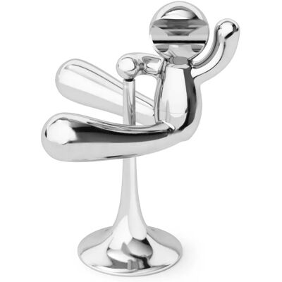 Ouvre-bouteille Umbra 1022635-158 - Ouvre-bouteille, Zinc, Argenté, Durable, Poignée en velours de polyester Ouvre-bouteille Umbra 1022635-158 - Ouvre-bouteille, Zinc, Argenté, Durable, Poignée en velours de polyester