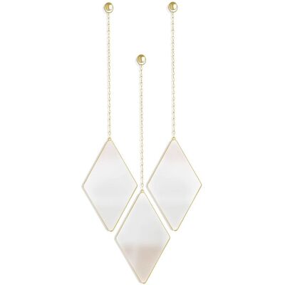 Umbra Model 358777-221 Oglinda de perete set de 3 cu design geometric - Oglinda de perete Umbra Model 358777-221 Oglinda de perete set de 3 cu design geometric - Oglinda de perete