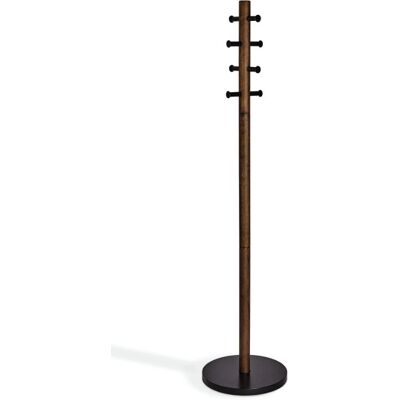 Umbra Pillar Coat Rack - Black, 8 Hooks, Modern Design Umbra Pillar Coat Rack - Black, 8 Hooks, Modern Design