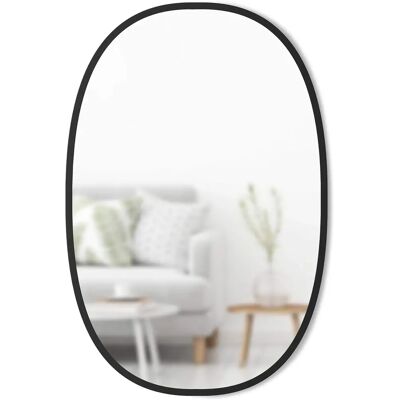 Miroir mural ovale noir Umbra Miroir mural ovale noir Umbra