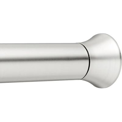 Barra de cortina de tensão Amazon Basics - Níquel - Ajustável 91-137 cm - Barra de duche Barra de cortina de tensão Amazon Basics - Níquel - Ajustável 91-137 cm - Barra de duche
