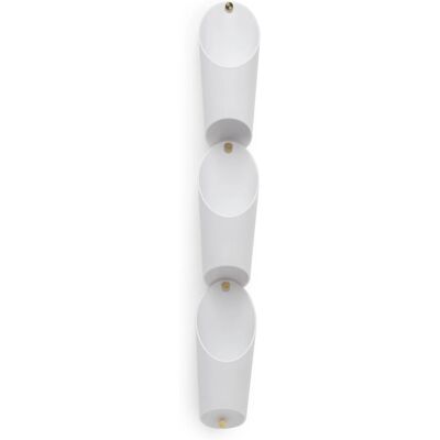 Umbra - Floralink Wall Vessel - Alb - Plastic - Ghiveci de perete Umbra - Floralink Wall Vessel - Alb - Plastic - Ghiveci de perete
