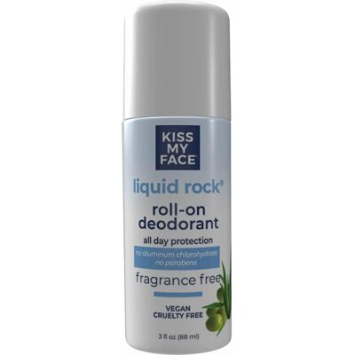 Kiss My Face Liquid Rock Roll-On Deodorant - Fragrance-Free - 3 OZ Kiss My Face Liquid Rock Roll-On Deodorant - Fragrance-Free - 3 OZ