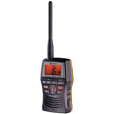 Radio VHF portable étanche et flottant Cobra HH150 - Marine - Publicité Radio VHF portable étanche et flottant Cobra HH150 - Marine - Publicité