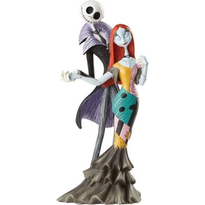 Figurine Disney Enesco Jack et Sally - 8.74 Pouces - Deluxe Night before Christmas - Publicité Figurine Disney Enesco Jack et Sally - 8.74 Pouces - Deluxe Night before Christmas - Publicité
