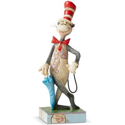 Jim Shore El Gato en el Sombrero con Paraguas - Figura Jim Shore El Gato en el Sombrero con Paraguas - Figura