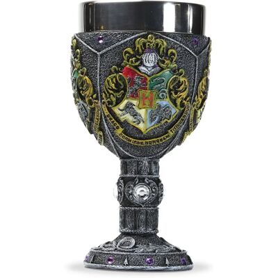 Cáliz decorativo de Harry Potter con escudo de Hogwarts - Cáliz decorativo Cáliz decorativo de Harry Potter con escudo de Hogwarts - Cáliz decorativo