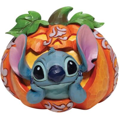 Statua Stitch di Disney Traditions con Jack-o'-Lantern Statua Stitch di Disney Traditions con Jack-o'-Lantern