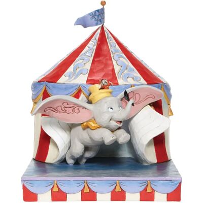 Disney Jim Shore Dumbo Figur - Zirkuszelt Design Disney Jim Shore Dumbo Figur - Zirkuszelt Design