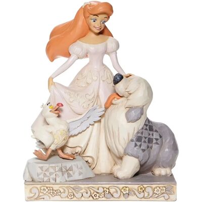 Jim Shore Disney Ariel Vit Woodland-figur - Den Lilla Sjöjungfrun Jim Shore Disney Ariel Vit Woodland-figur - Den Lilla Sjöjungfrun