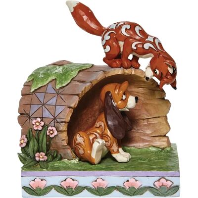 Jim Shore The Fox and the Hound Unwahrscheinliche Freunde Figur - Produkttyp: Statue Jim Shore The Fox and the Hound Unwahrscheinliche Freunde Figur - Produkttyp: Statue