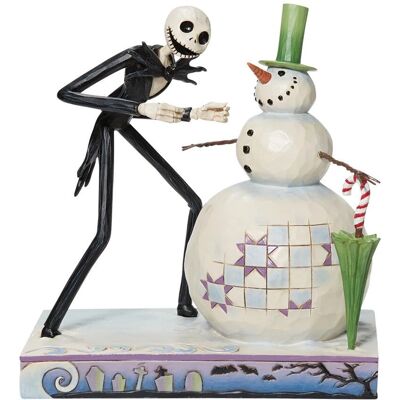 Figurina de nieve de Pesadilla antes de Navidad - Jim Shore Figurina de nieve de Pesadilla antes de Navidad - Jim Shore
