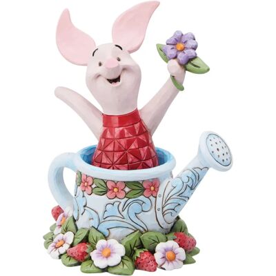 Figurina Piglet Disney Traditions - Design di Jim Shore Dipinto a Mano Figurina Piglet Disney Traditions - Design di Jim Shore Dipinto a Mano